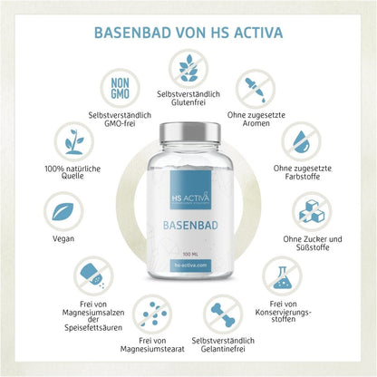 Basenbad (100 ml, 1000ml, 2200 ml) - HS Activa