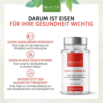 Eisen + Vitamin B12 - HS Activa