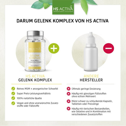 Gelenk Komplex - (250 Kapseln oder 800g Pulver) - HS Activa