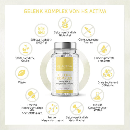 Gelenk Komplex - (250 Kapseln oder 800g Pulver) - HS Activa