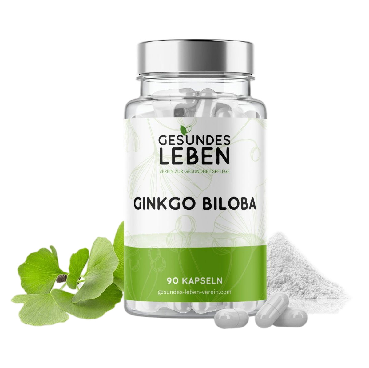 Gesundes Leben - Ginkgo Biloba - 90 Kapseln - HS Activa