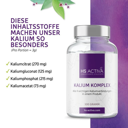 Kalium Komplex (300 Gramm) - HS Activa