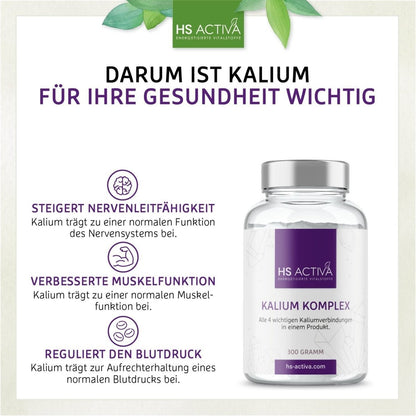 Kalium Komplex (300 Gramm) - HS Activa