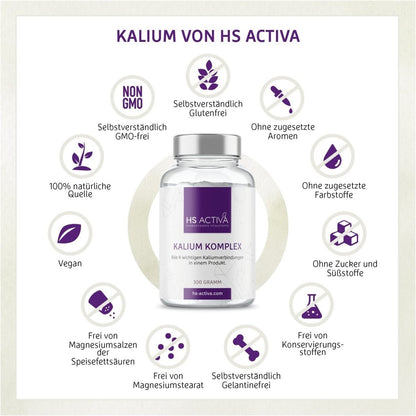 Kalium Komplex (300 Gramm) - HS Activa