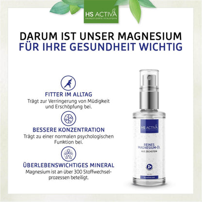 Magnesium-Öl auf Urwasser - HS Activa