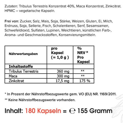 Maximus | Natürliches Potenzmittel (Ohne Chemie) | Libido nachhaltig steigern - HS Activa