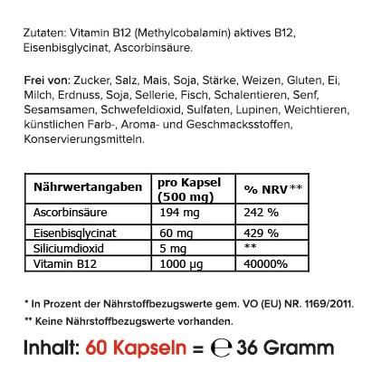 Vitamin B12 + Eisen - HS Activa