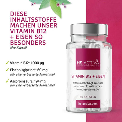 Vitamin B12 + Eisen - HS Activa