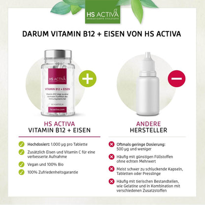 Vitamin B12 + Eisen - HS Activa